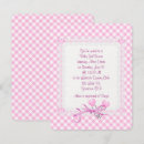 Search for plaid border invitations Bow