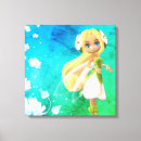 Search for flower fairy canvas prints Purple