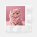 Search for cat wedding napkins Cute