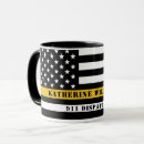 Search for 911 dispatcher mugs Thin gold line