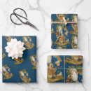 Search for blue santa claus wrapping paper Xmas