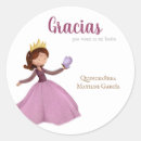 Search for princess crown thank you stickers Quinceanera
