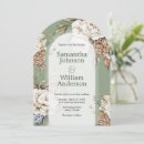 Search for green hydrangea wedding invitations Modern