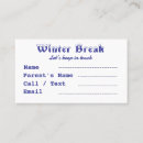 Search for break business cards Blue