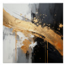 Search for black and white abstract posters Gold