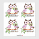 Search for white owl stickers Flowers