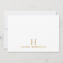 Search for gold note cards Initial