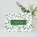 Search for green leaf thank you cards Modern