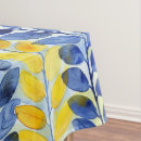 Search for blue and yellow tablecloths Nature