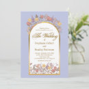 Search for lavender and gold wedding invitations Watercolor