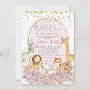 Search for boho safari baby shower invitations A little wild one