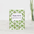 Search for vegan birthday cards Broccoli