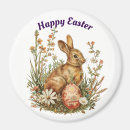 Search for decorated easter egg magnets Bunny