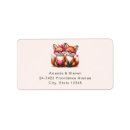 Search for animal love return address labels Fox