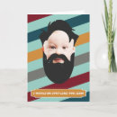 Search for funny mustache fathers day cards Retro