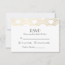 Search for deco rsvp cards White and gold
