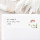 Search for wild flowers return address labels Greenery