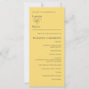 Search for traditional wedding programs Classic