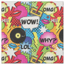 Search for pop art fabric Comic book