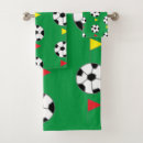 Search for soccer bath towels Pattern