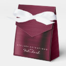 Search for favour boxes Burgundy