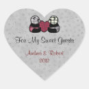 Search for bear wedding stickers Heart