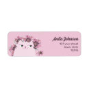 Search for kawaii return address labels Pink