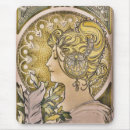 Search for plumed mousepads Alphonse mucha
