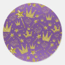 Search for purple and gold glitter stickers Sparkle