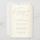 Search for rose engagement party invitations Script