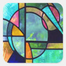 Search for stain glass stickers Geometric