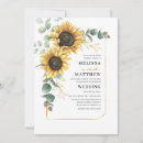 Search for sunflower wedding invitations Floral