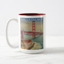 Search for vintage san francisco mugs Illustration
