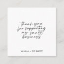 Search for thank you note business cards Social media