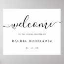 Search for bridal shower welcome sign posters Black and white