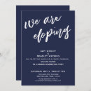 Search for elopement wedding reception invitations Typography