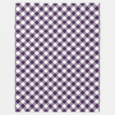 Search for purple plaid blankets Violet