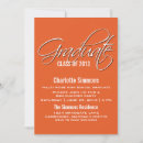 Search for orange graduation invitations Elegant