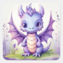 Search for dragon style stickers Watercolor