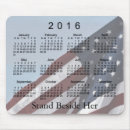 Search for red calendars mousepads Old glory