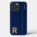 Search for modern navy blue iphone cases Initials