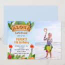 Search for pool leafs invitations Hawaiian luau