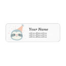 Search for sloth return address labels Trendy