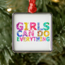 Search for female christmas tree decorations Girl power