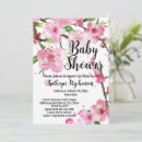 Search for cherry blossom baby shower invitations Modern
