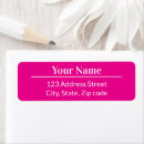 Search for magenta return address labels Retro