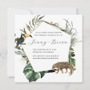 Search for jungle wedding invitations Modern