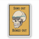 Search for skull and bones stickers Halloween