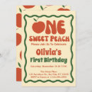 Search for one sweet peach invitations Elegant