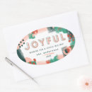 Search for holidays oval stickers Red and green